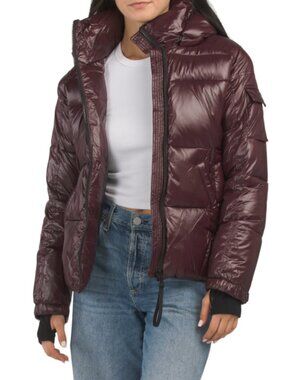 S13 Hooded Quilted Puffer Coat